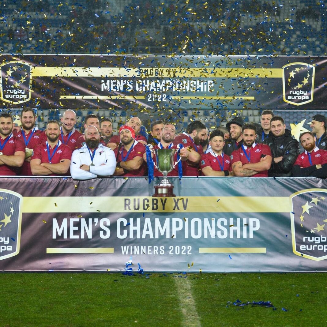 Georgia wins Rugby Europe championship by defeating Spain