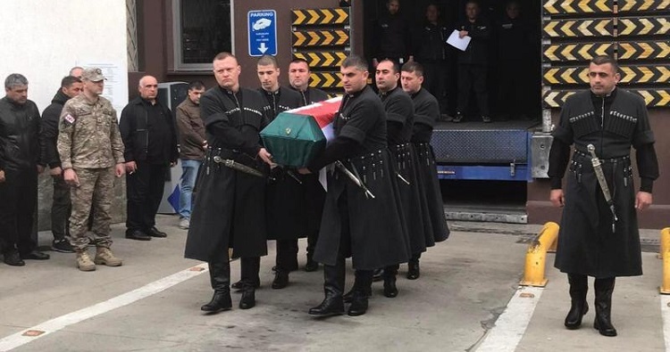 Georgia: Body of Georgian fighter killed in Ukraine arrived today