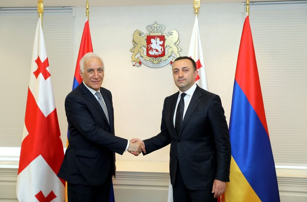 PM Irakli Garibashvili meets Armenian President