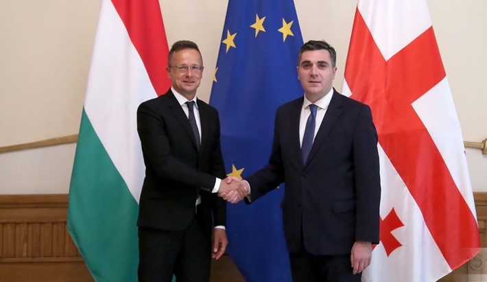 Georgia: Foreign Minister Ilia Darchiashvili hosted his Hungarian counterpart