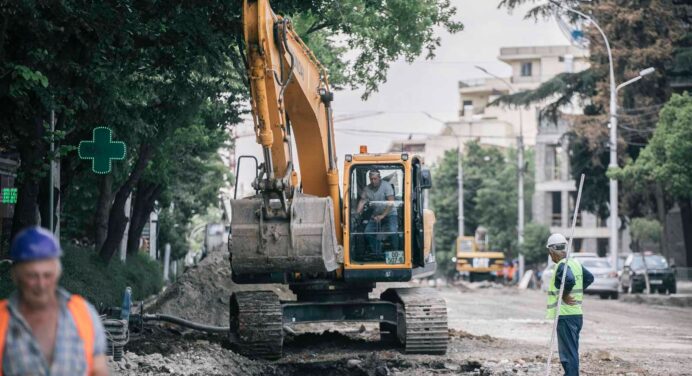 Georgia: Complete rehabilitation of Melikishvili Street has started