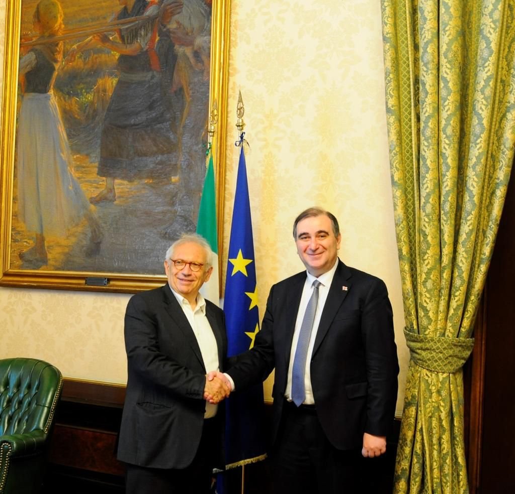Georgian Education Minister meets Italian Minister Patrizio Bianchi