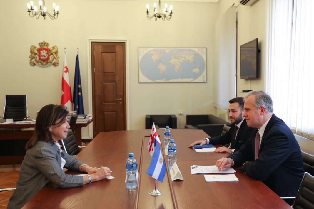 Giorgi Khelashvili meets Ambassador Extraordinary and Plenipotentiary of Argentina