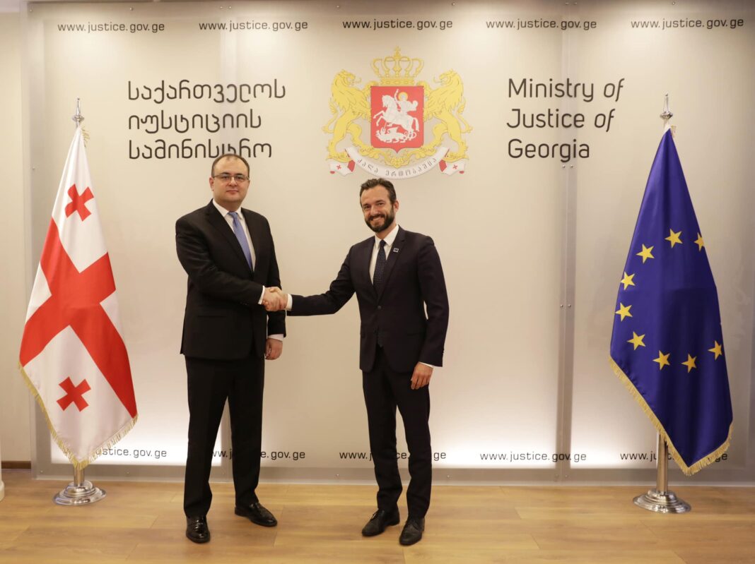 Justice Minister Rati Bregadze meets President of ECHR Robert Spano