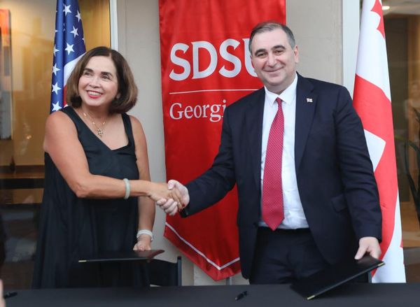 Georgia signs Memorandun of cooperation with San Diego University for improving young reserachers