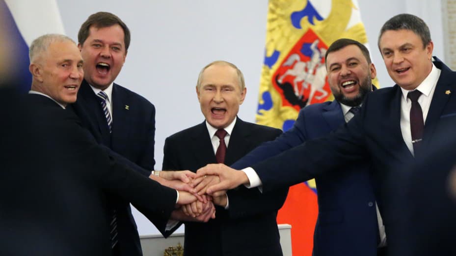Russia announces annexation of 4 Ukrainian regions