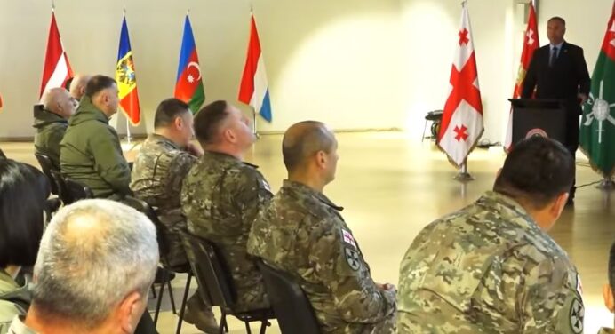 Georgian Defense Forces hosts second stream for staff of Caucasus University