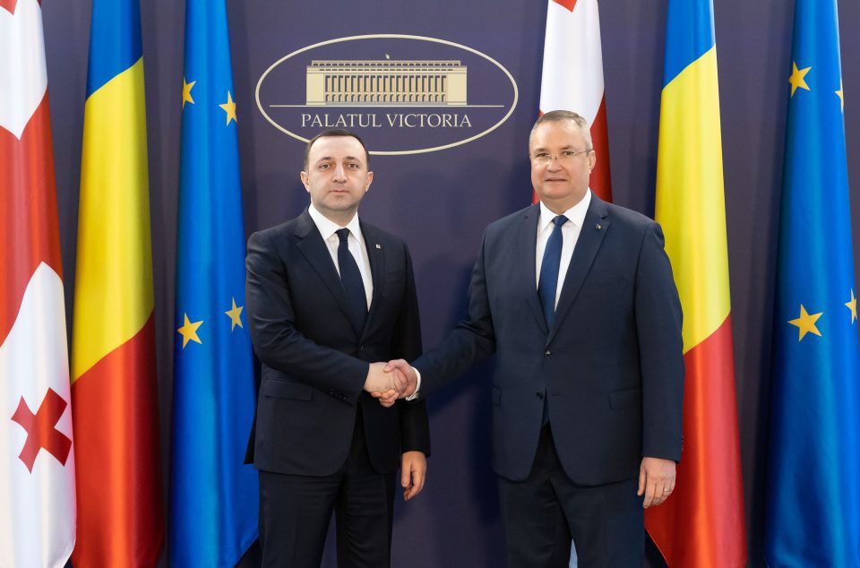 Geogia: PM Garibashvili meets Romanian PM Nikolae-Yonel Chuka in Bucharest