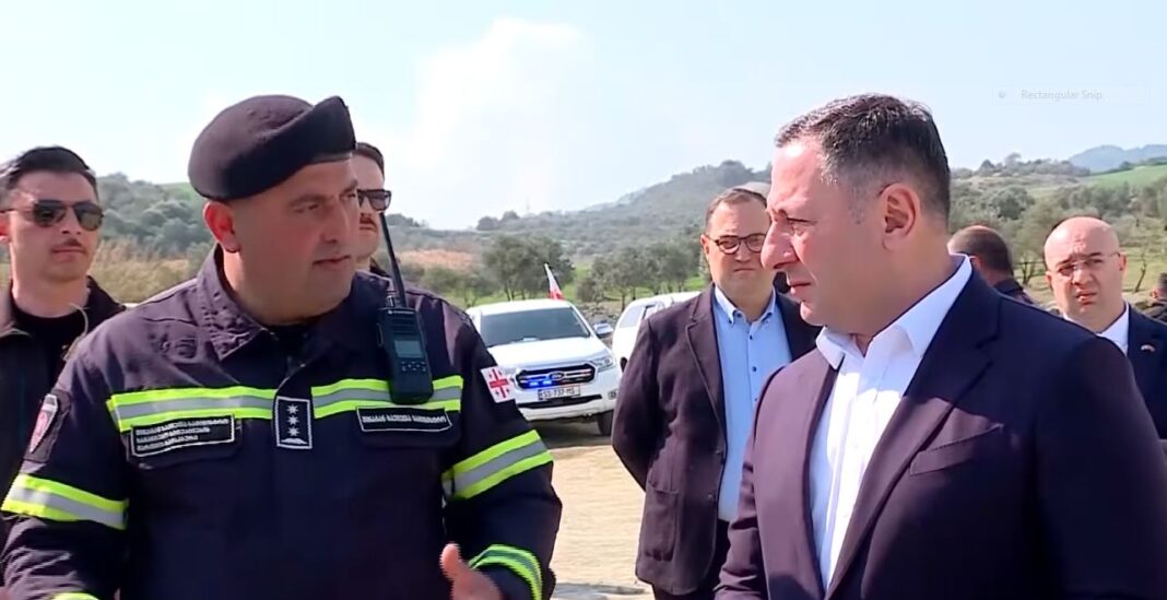 Vakhtang Gomelauri thanks Georgian rescuers for their efforts in Turkey