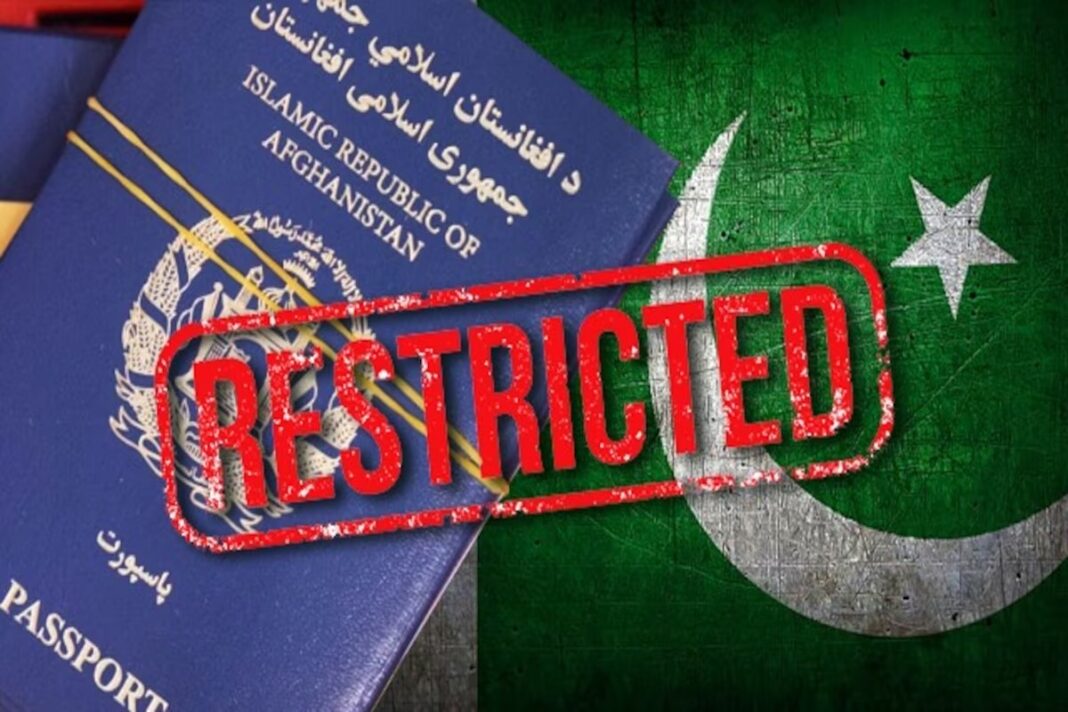 Pakistan embassies stop issuing visa to Afghans