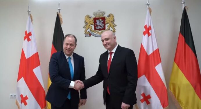 Georgia: Zurab Azarashvili meets German Special Ombudsman Joachim Stamp