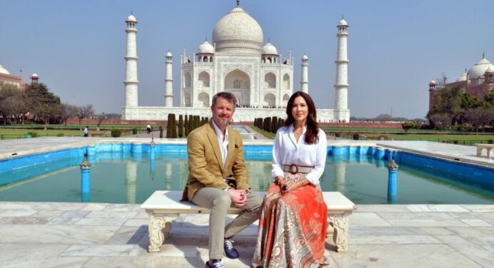 Danish Royal Couple on a four-day visit to India, receives warm welcome