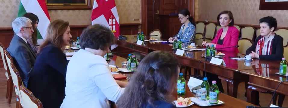 Georgia: Thea Tsulukiani meets Hungarian Deputy Culture Minister