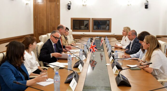 Georgian MPs meet British officials, discuss 12-point plan