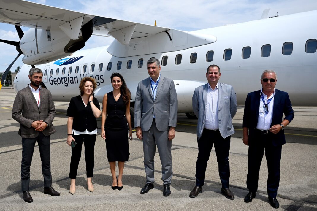 Geosky airline hosts presentation of Georgian Wings regular passenger flights
