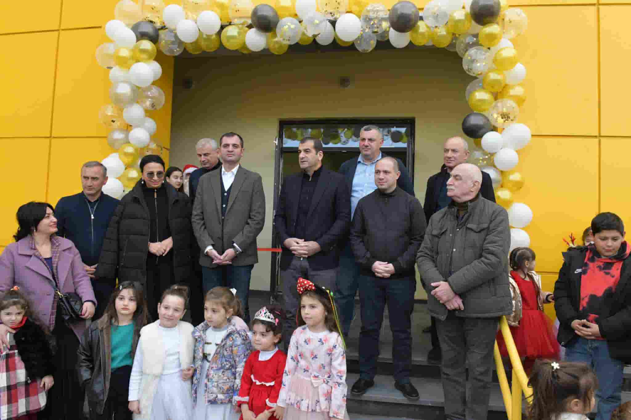 A new kindergarten opens in Lagodekhi municipality credit:facebook/parliment.ge