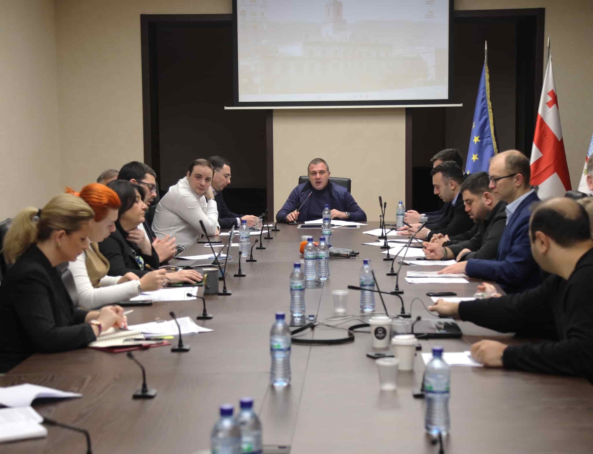 Tbilisi: Meeting of Urban Planning and Agriculture Commission held credit:tbilisi city hall