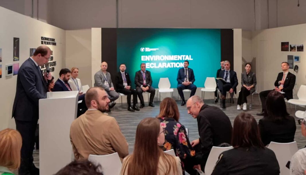 UAE: Otar Shamugia attends the Environmental Minister's Meeting at Dubai credit:facebook