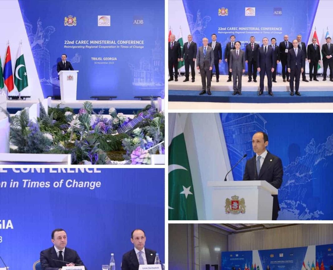 CAREC Ministers meet in Tbilisi to discuss Regional Cooperation