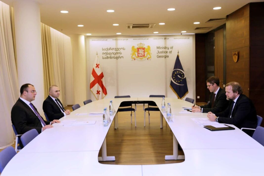 Minister of Justice meets Deputy Secretary-General of European Council credit: facebook/ministry of justice