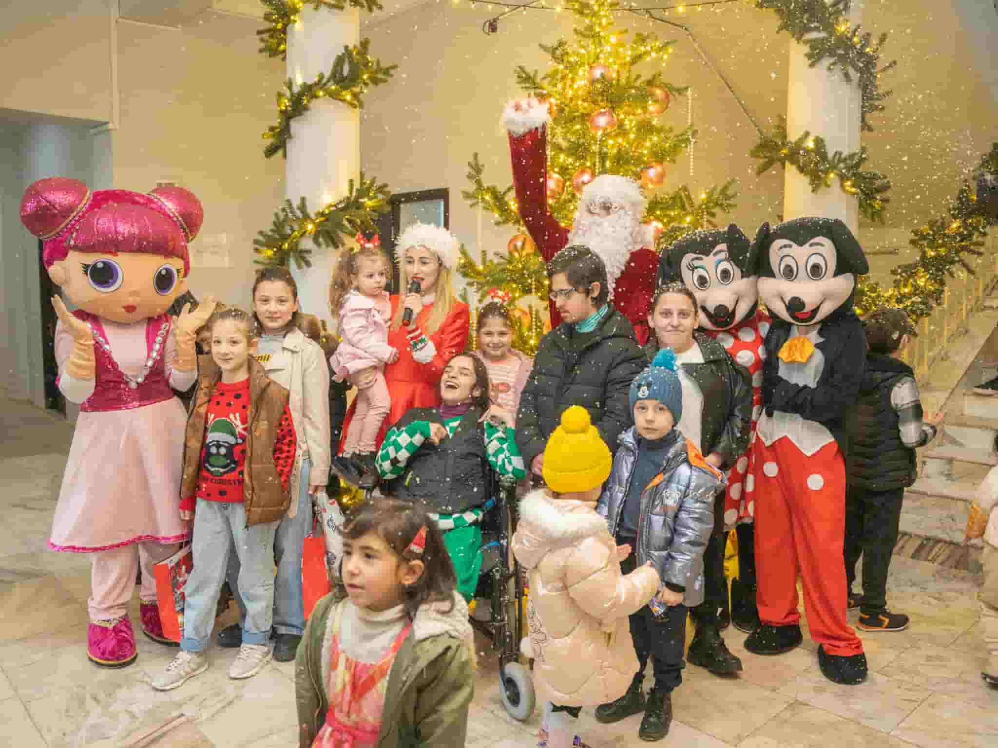 Kobuleti City Hall celebrates the new year with disabled children credit: kobuleti city hall