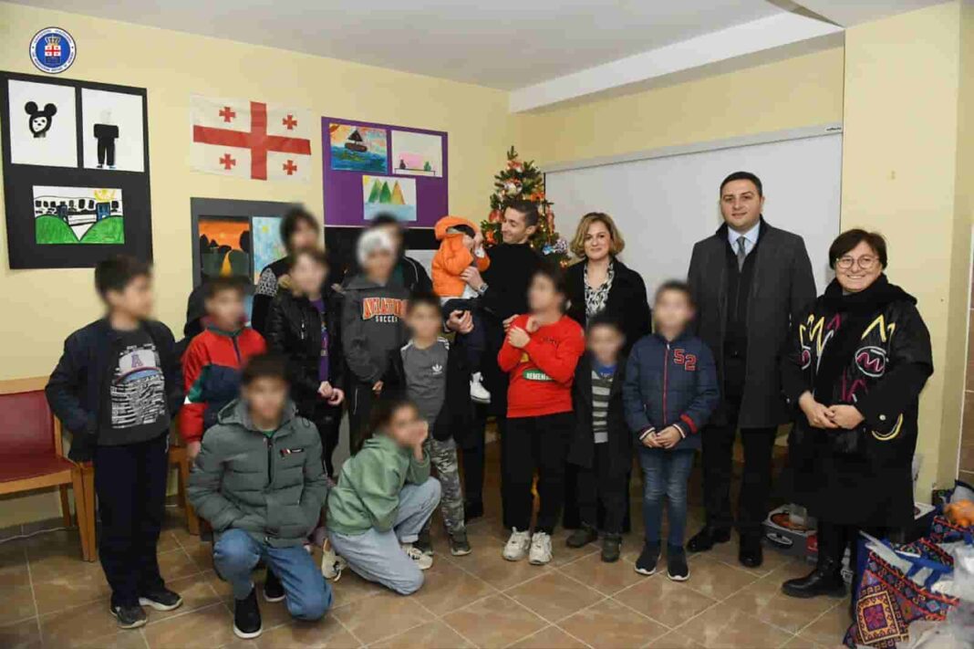 Natia Merebashvili visits Dzegvi Rehabilitation Center credit:facebook/prosecution office of georgia