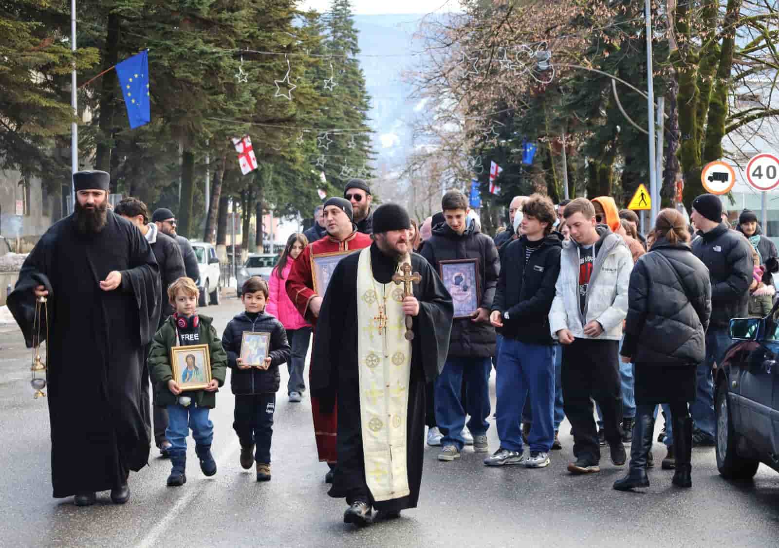 Ambrolauri Municipality hosts Christmas Alilo procession
