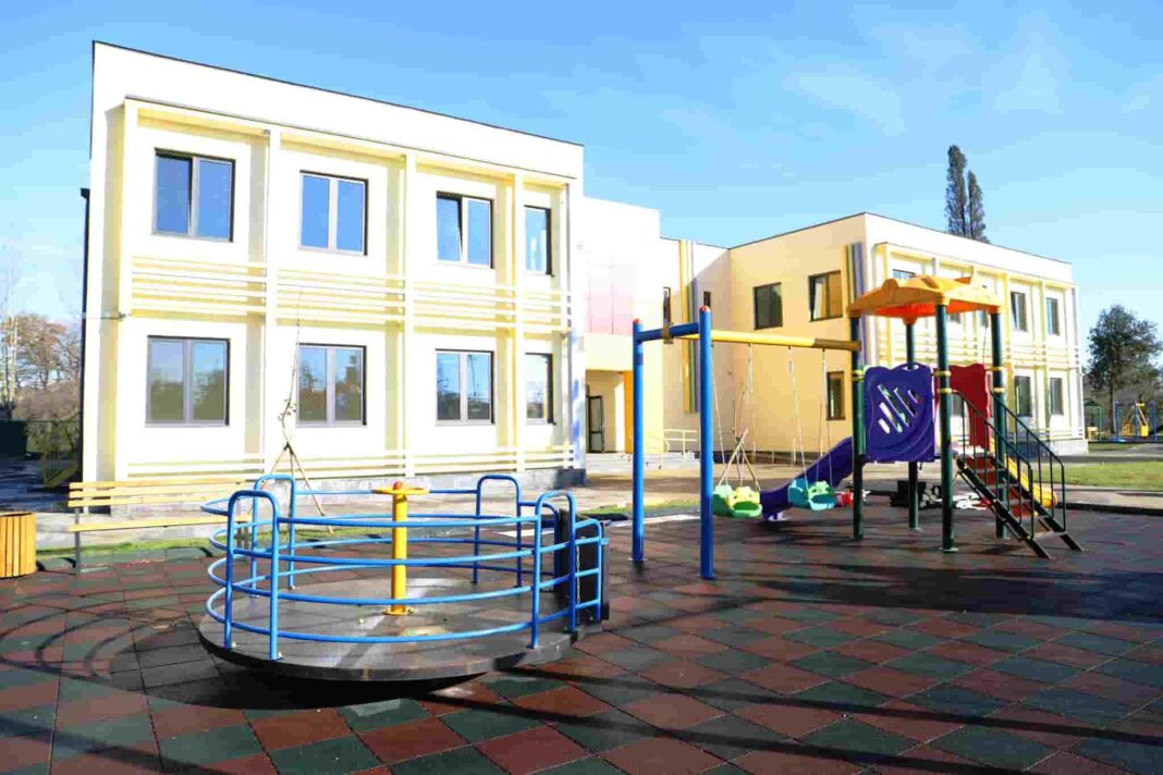 Martvili municipality: Construction of new kindergarten completes credit: facebook