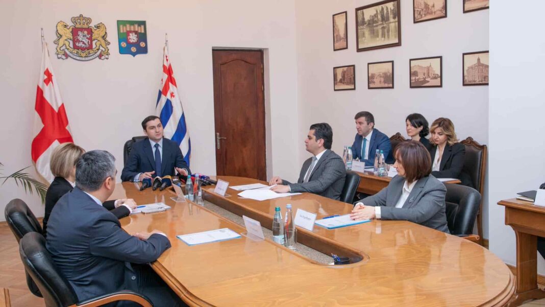 Adjara: Session of Adjara government held credit: facebook/adjara governmnet