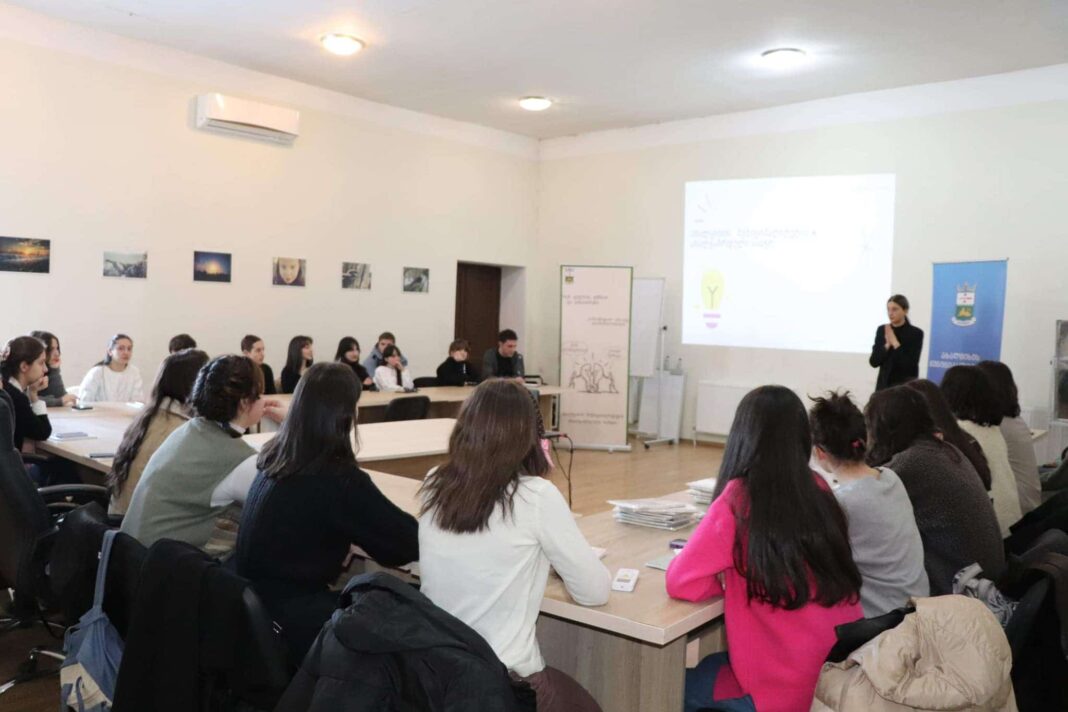 Akhaltsikhe: Working meeting of youth council held credit: facebook