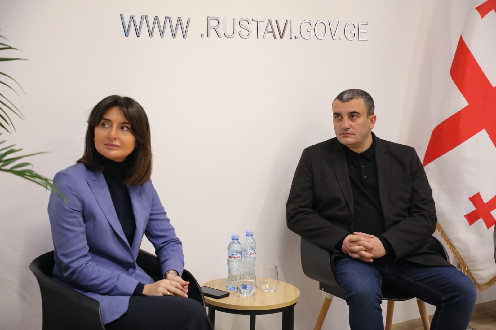 A meeting was held with a representative of ethnic minorities credit: facebook/rustavi city hall