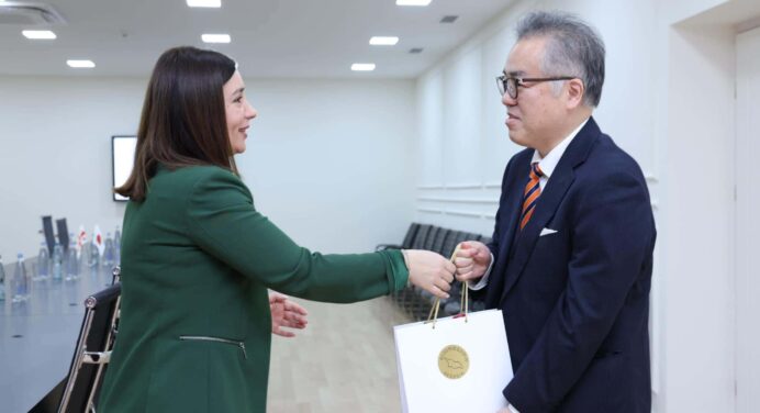 Nino Tandilashvili meets Japan’s Ambassador to Georgia