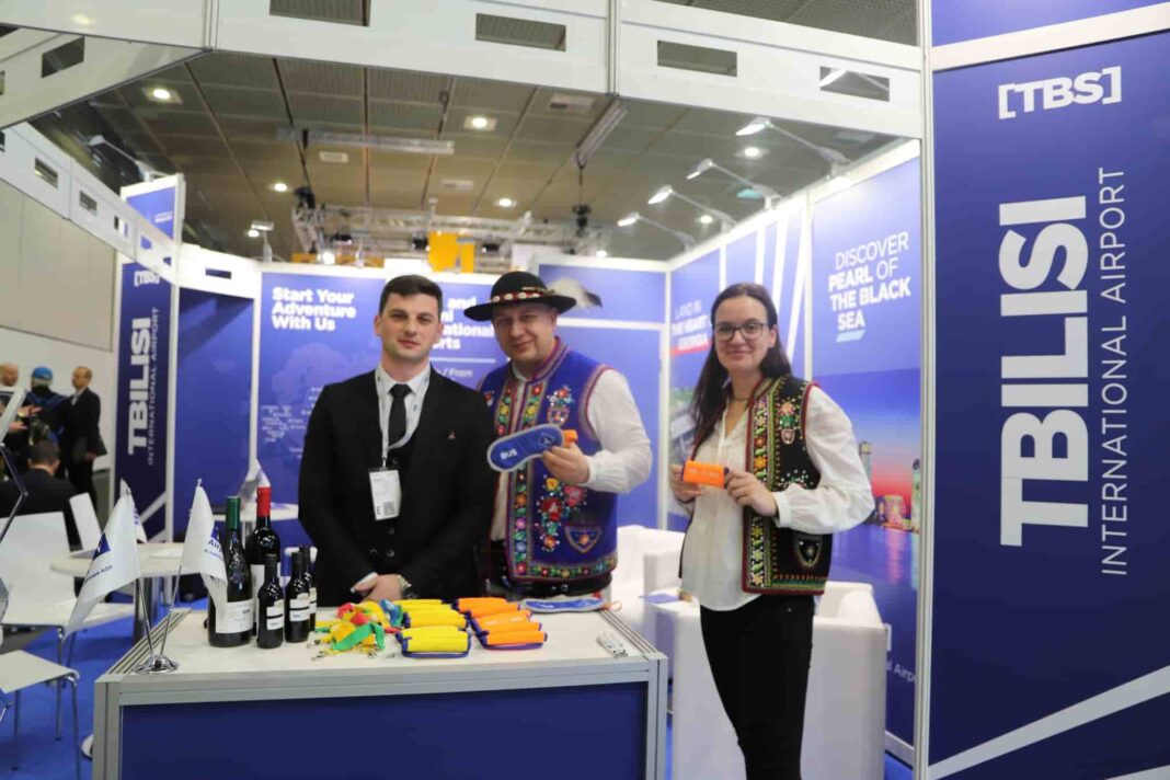 General Manager of Tbilisi and Batumi airports attends ITB BERLIN 2024 credit: facebook/tbilisi and batumi international airports