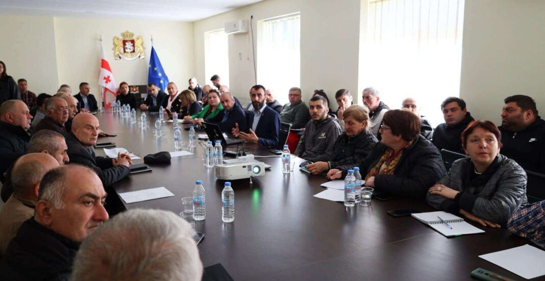 Georgia: Working meeting held at Racha, Ambrolauri and Oni municipality credit: Facebook