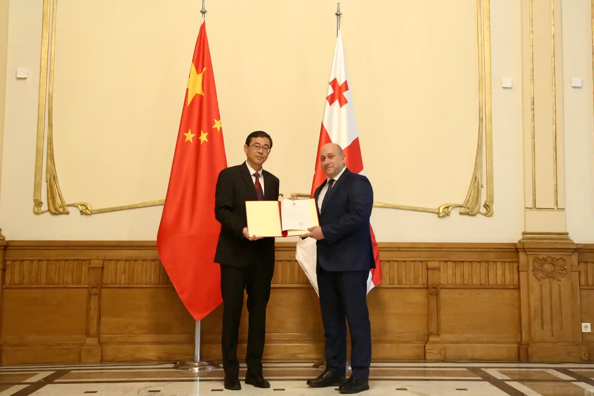 Georgia’s Dy. FM meets Chinese Ambassador to discuss mutual visa exemption credit: Faacebook/Ministry of foreign affairs