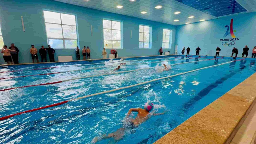 Georgia: Swimming competition held at Samtredia Municipality credit: Facebook/Samtredia
