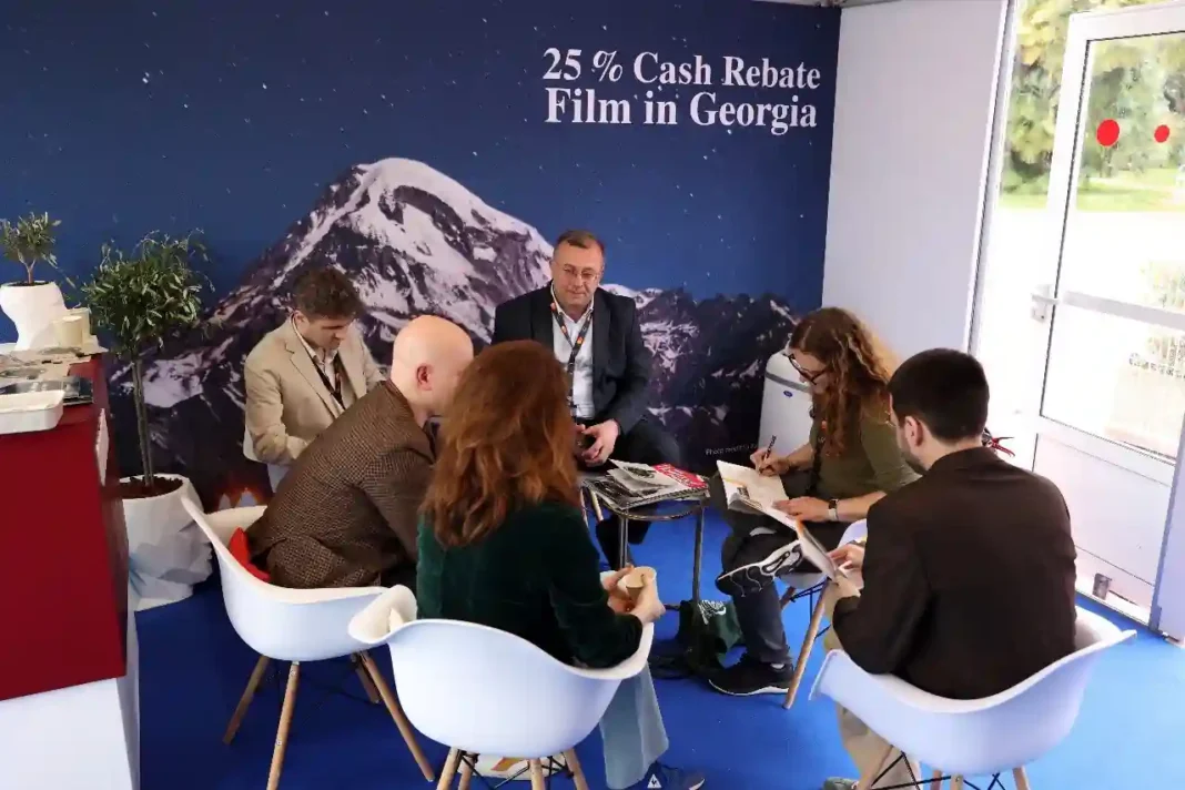 Georgia participates in Cannes International Film Festival, in France credit: facebook/dusheti city council