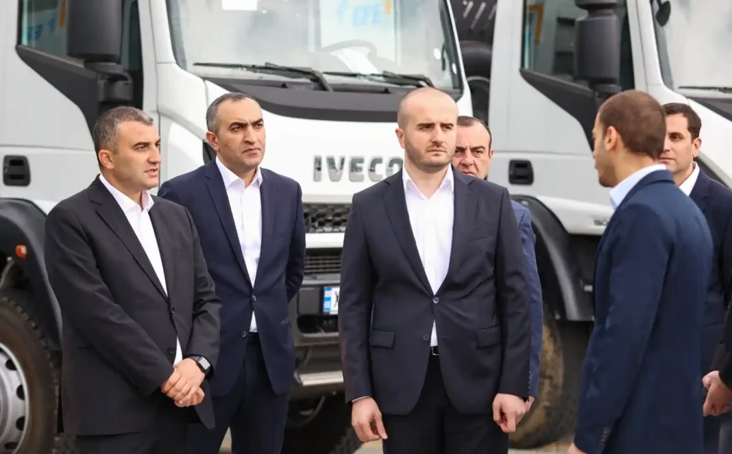 Mtskheta-Mtianeti region gets new gargage trucks credit: Facebook