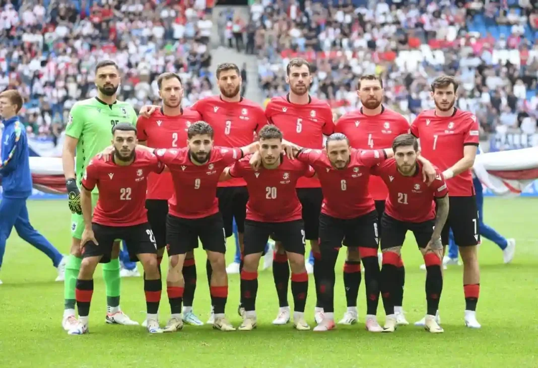 Georgian football team won first point at European Championship