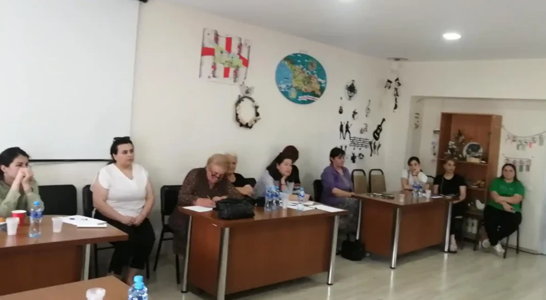Mtskheti municipality: Meeting held for children with special needs credit: facebook/Head