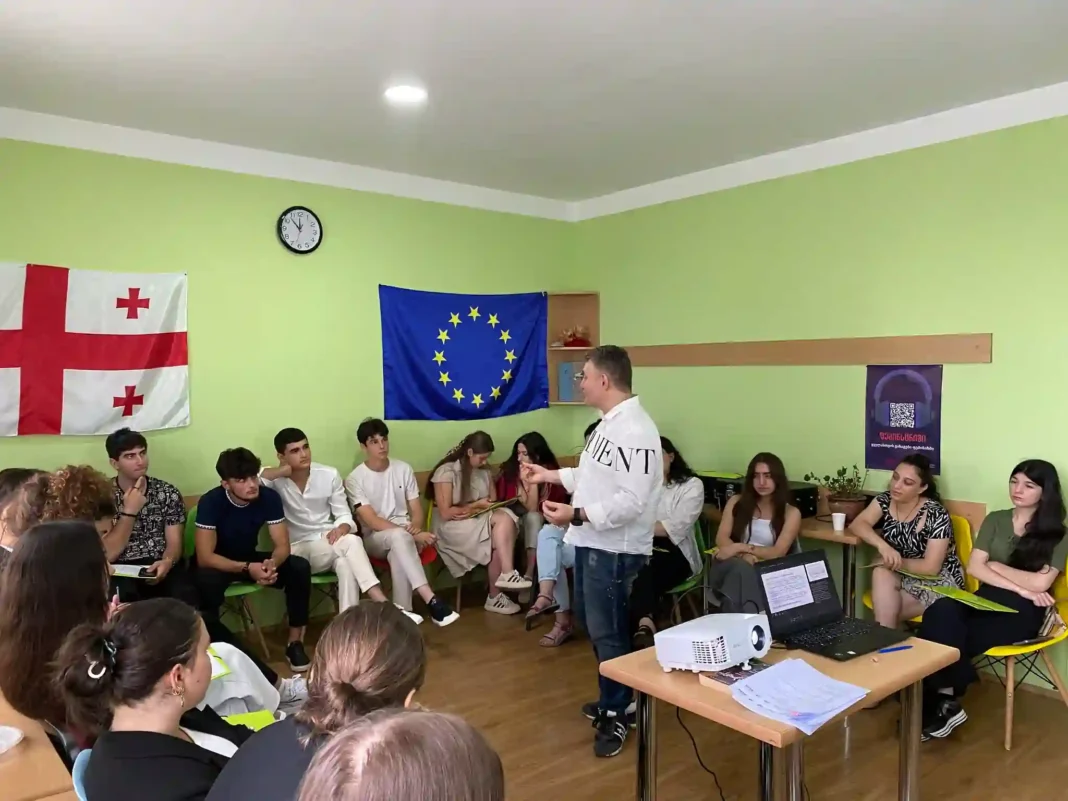 NGO “Rights Georgia” held training for young people credit: Facebook/Rights Georgia