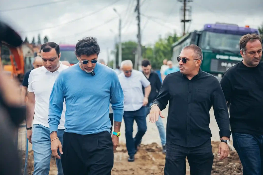 Rehabilitation process of Mikheil Gakhokidze Street is underway