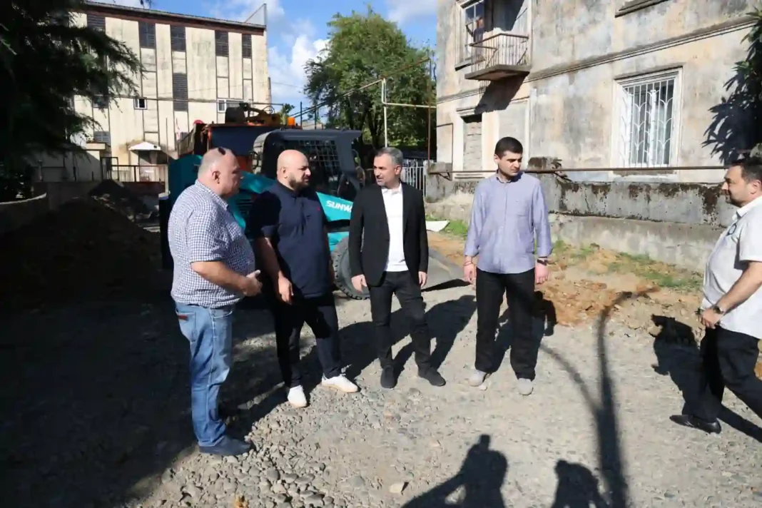 Construction work continues for Ozurgeti's 24-hour water supply