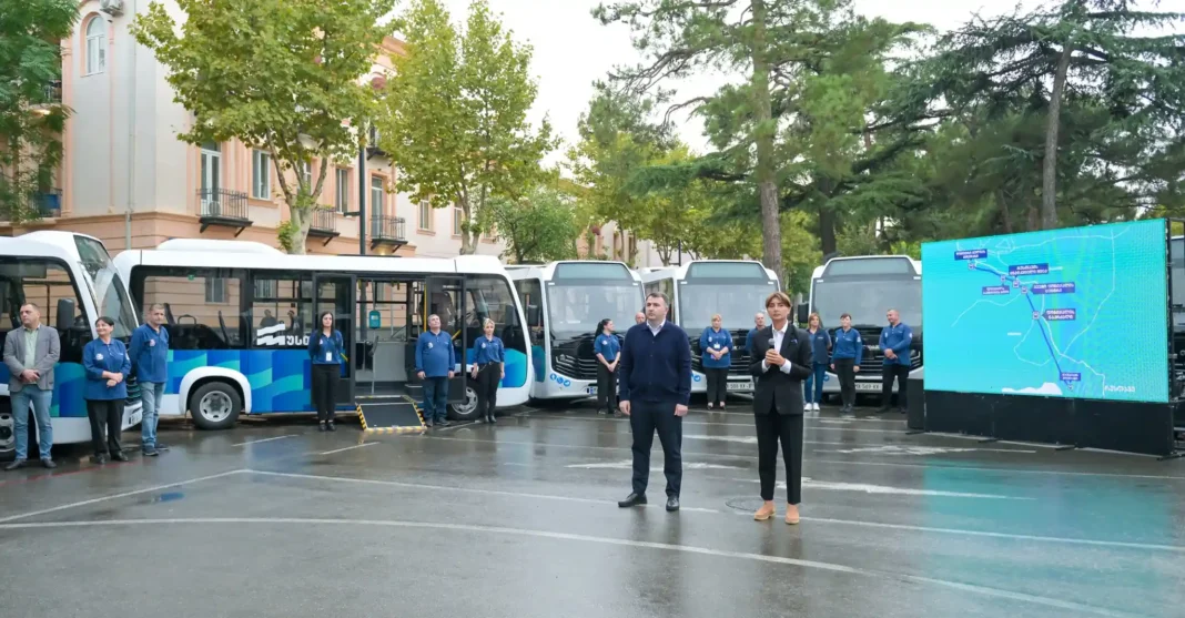 Rustavi City Hall implements new project and buys 70 new buses