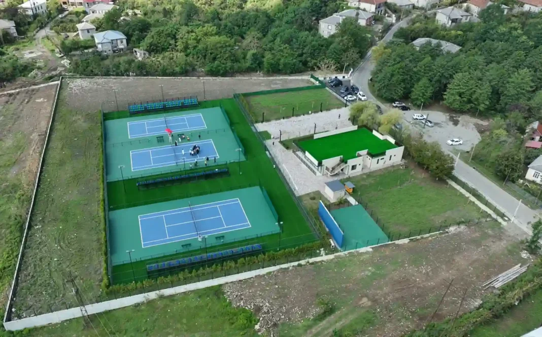 Guria: Construction of new tennis center completes in Ozurgeti credit: Facebook