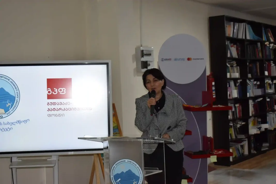 Maya Chitashvili visits Samtskhe-Javakheti State University