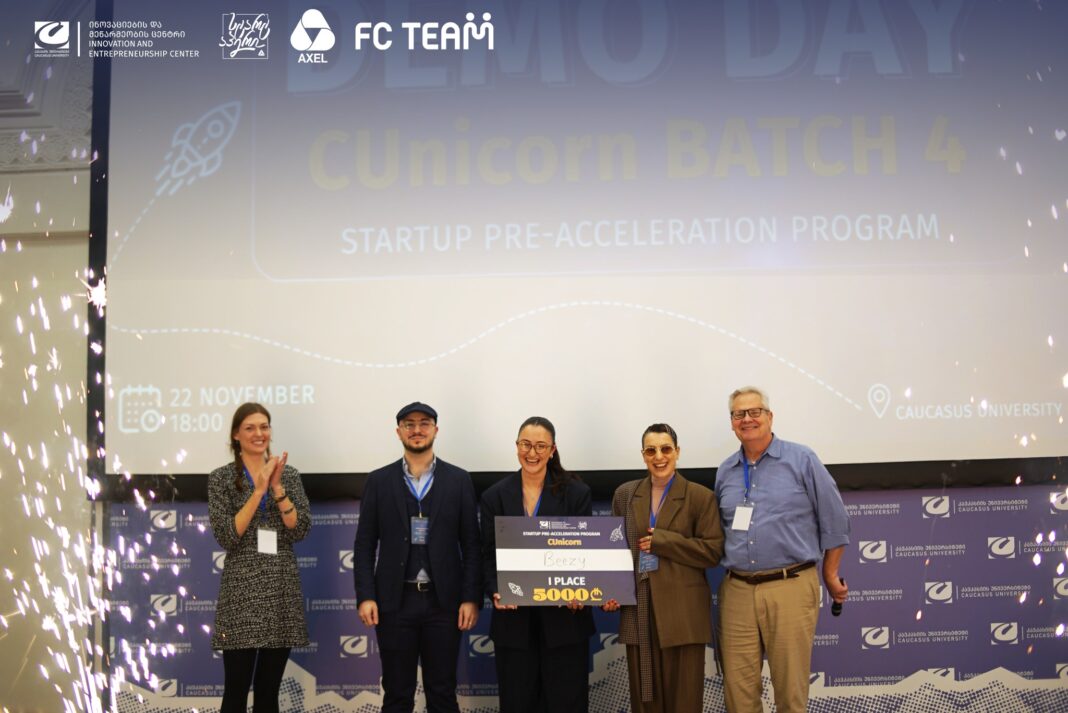 Caucasus University with support of TBC Startup Pre-Acceleration Program hosts CUnicorn's final event