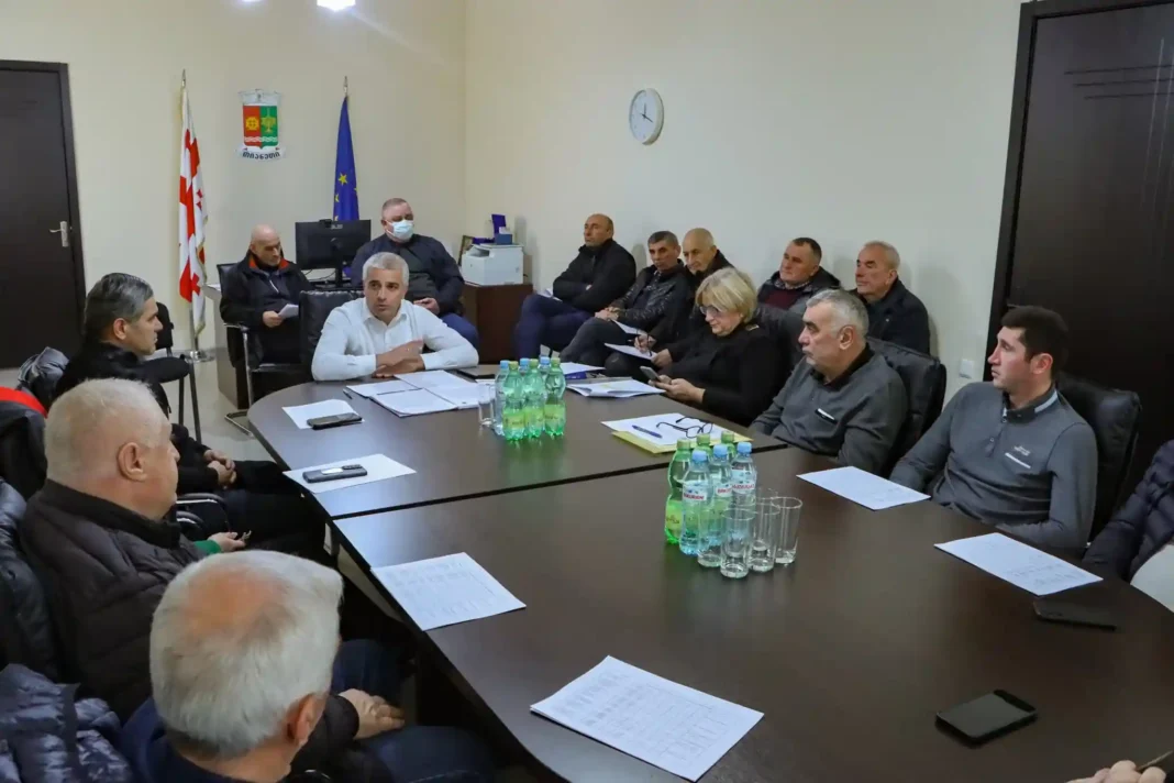 Tianeti’s Mayor chairs meeting of head of different city hall services