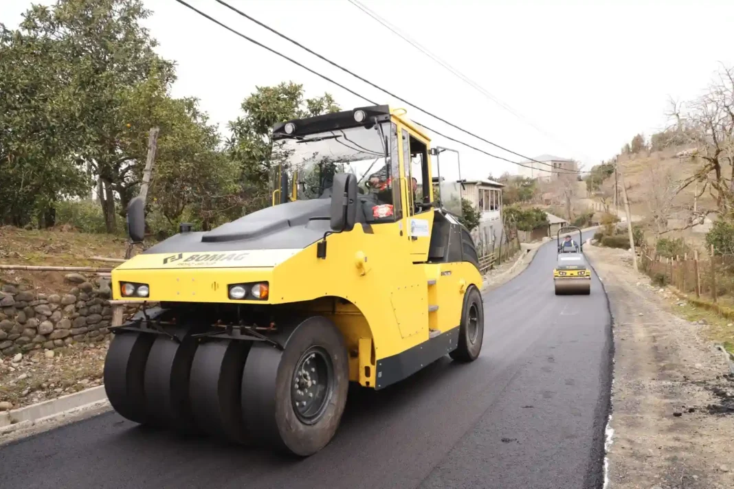 Japareuli - Akhalsheni road is being fully rehabilitated in Ozurgeti