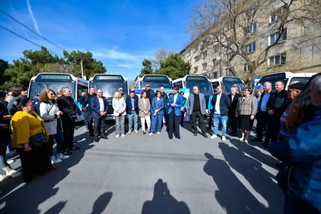 Municipal buses on Rustavi-Tbilisi transport line gets a new route